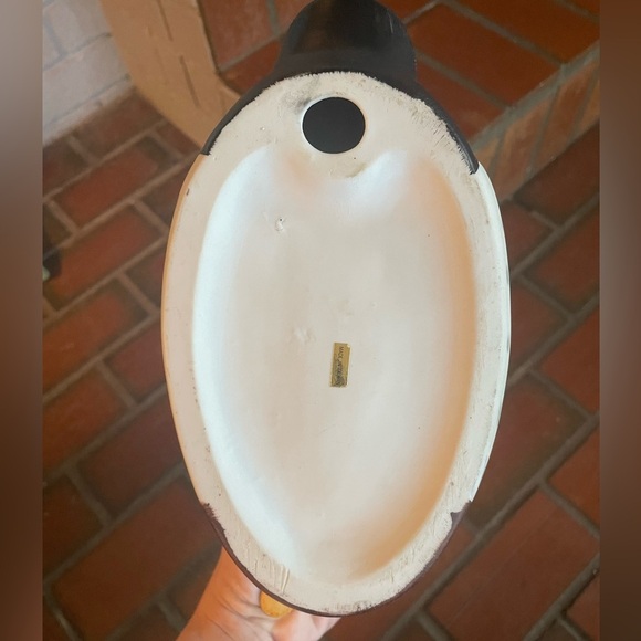 Duck Decoy Or Table Figurine Vintage Ceramic Nice Realistic Painted - Picture 6 of 9